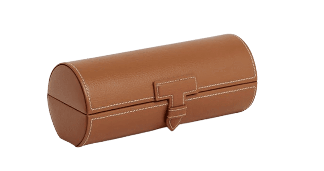 Le Tanneur Leather Box for 3 Watches - Natural