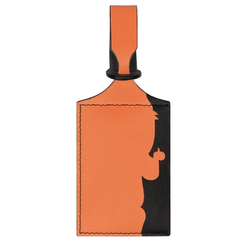 Longchamp LGP Travel Luggage tag Orange - Leather