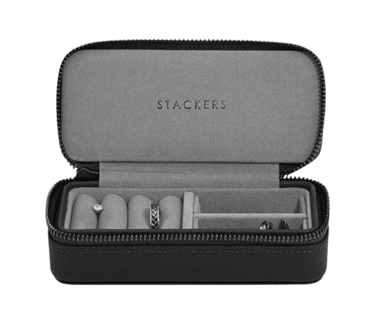 Stackers Zipped Travel Jewellery Box - Men's