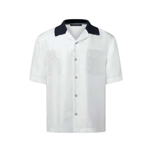Louis Vuitton Short-Sleeved Silk Shirt