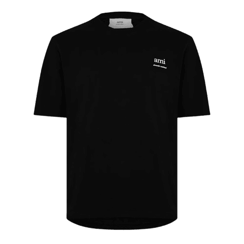 Ami Paris Organic Cotton Logo T-Shirt