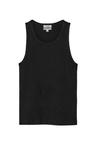 COS Slim Ribbed Cotton Tank Top