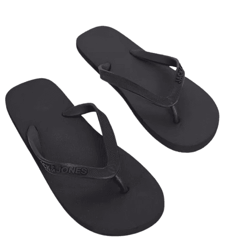 Jack & Jones Flip Flops in Black