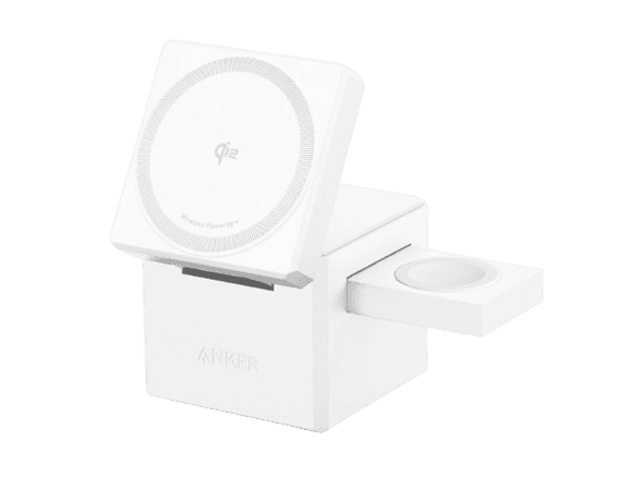 Anker 3-in-1 Cube with Qi2 – White