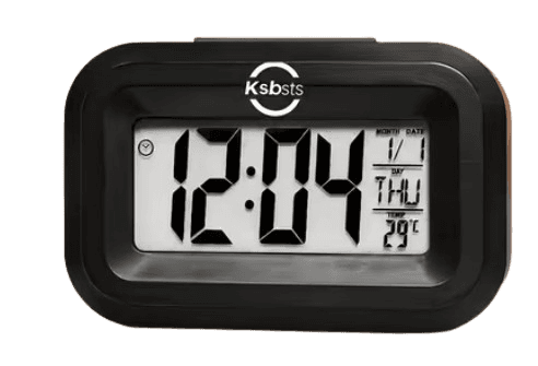 Digital Alarm Clock with Temperature And Date Display