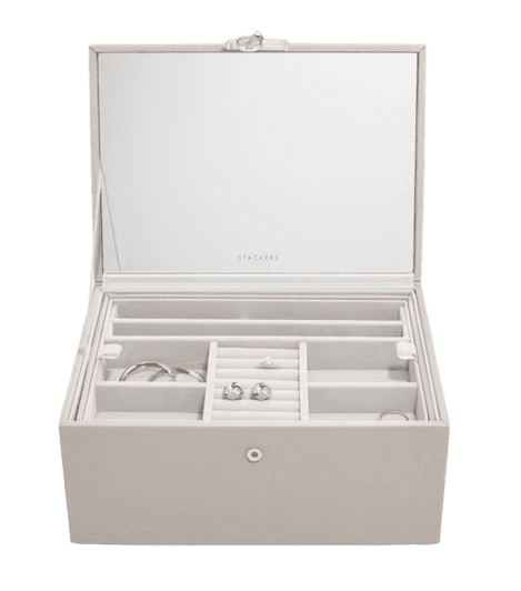 Stackers Luxury Classic Jewellery Box, Taupe