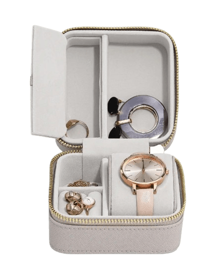 Stackers Taupe Watch & Jewellery Box