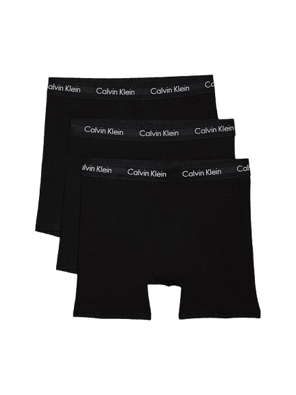 Calvin Klein 3 Pack Boxer Briefs - Cotton Stretch