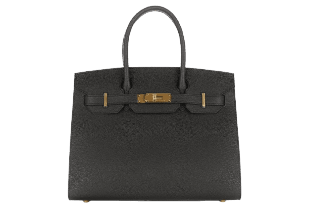 Hermès Birkin 30 Noir – Black Epsom Sellier Gold Hardware