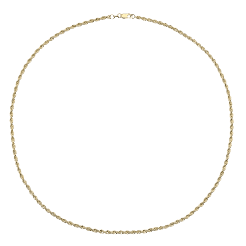 H.Samuel 18ct Yellow Gold 20" Dainty Rope Chain