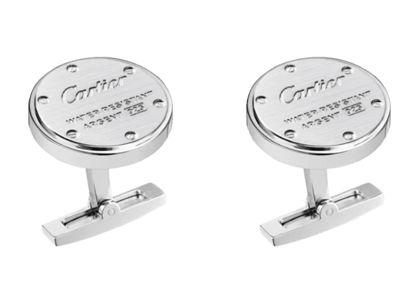 Cartier Water Resistant Décor Cufflinks