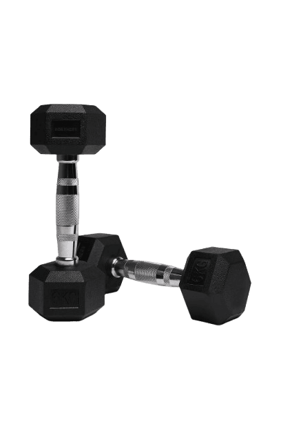 Northern Hex Dumbbells Pair - 6kg x 2