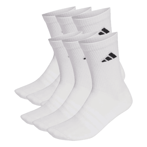 adidas CUSHIONED CREW SOCKS 6 PAIR PACK