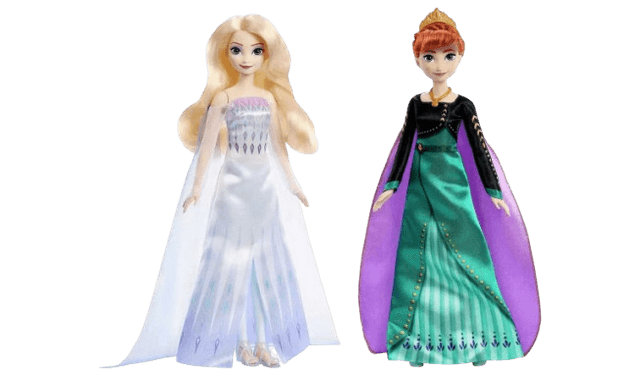 Disney Frozen Queen Anna & Elsa the Snow Queen Doll 2-Pack