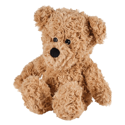 Warmies® Mini Brown Curly Bear