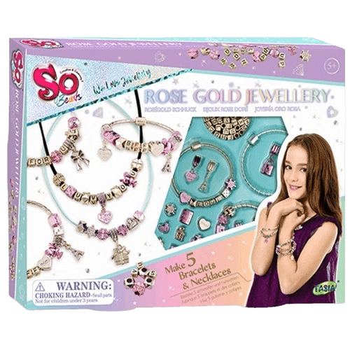 So Beads Jewellery Making Kit Rose Gold Collection