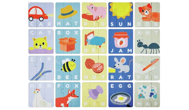 Chad Valley 3 Letter Words Educational Puzzle