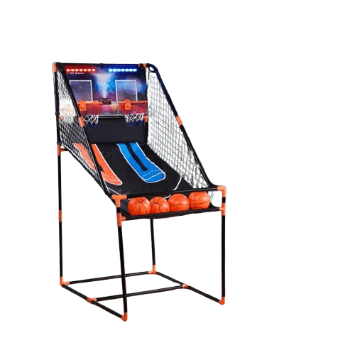 Double Shot Basketball Electronic Arcade Game with Timer