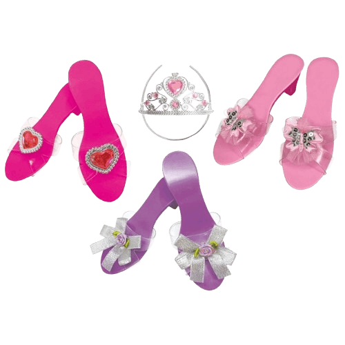 Princess Dress-Up Shoes and Tiara Set