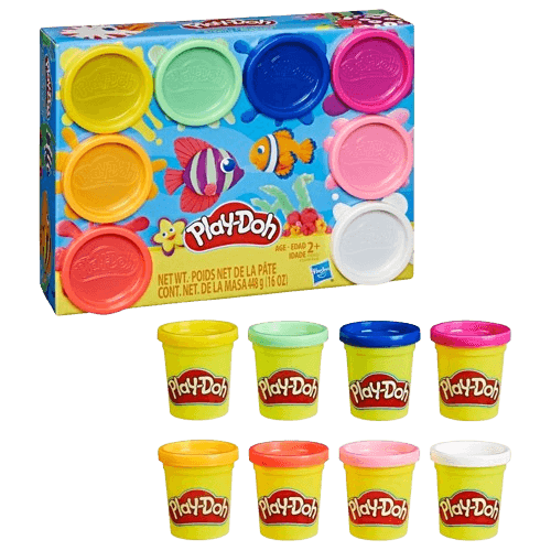 Play-Doh Tubs Rainbow Starter 8 Pack Assortment