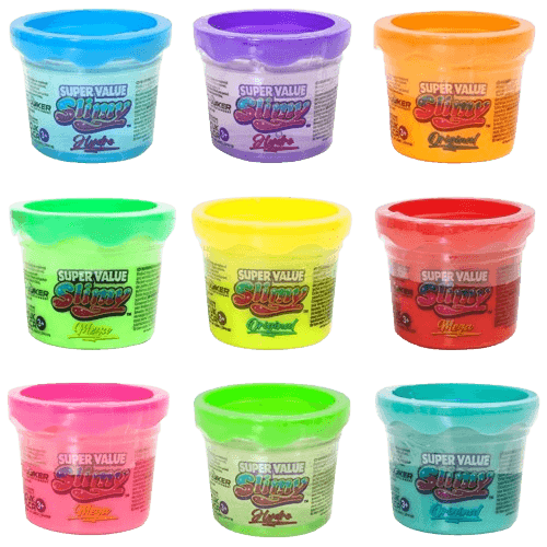 Slimy Super Value Tubs 4oz Assortment