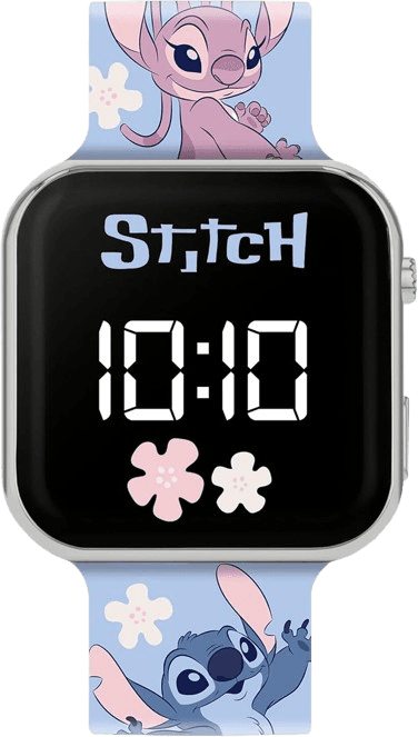 Disney Lilo & Stitch Blue Printed Strap LED Watch LAS4200