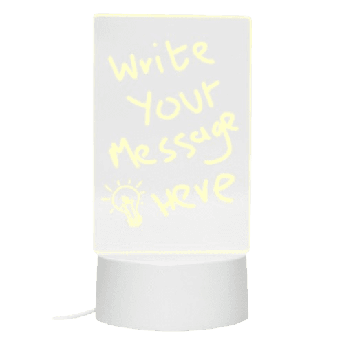 Light Up Bedside Memo Board with Marker