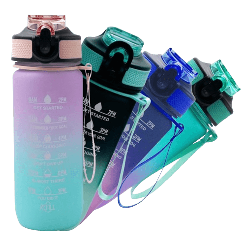 500ml Sports Water Bottle Rainbow Assortment