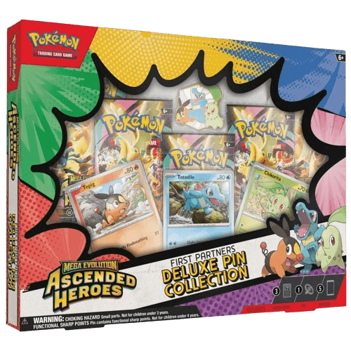 Pokémon Trading Card Game (TCG): Mega Evolution Ascended Heroes First Partners Pin Collection