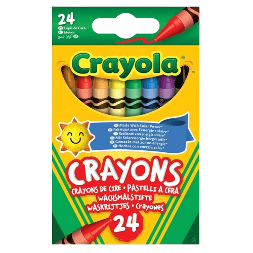 Crayola Crayons Wax 24 Pack Assortment