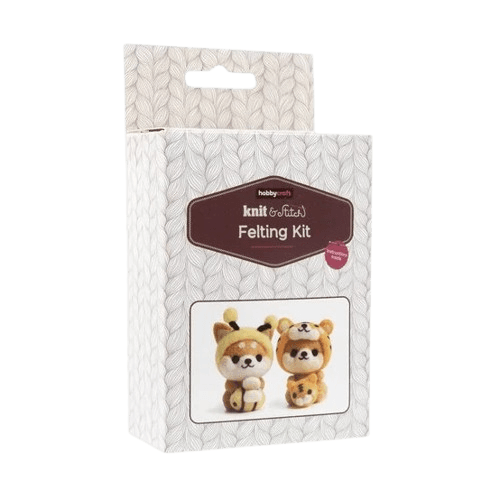 Bee and Tiger Felting Kit