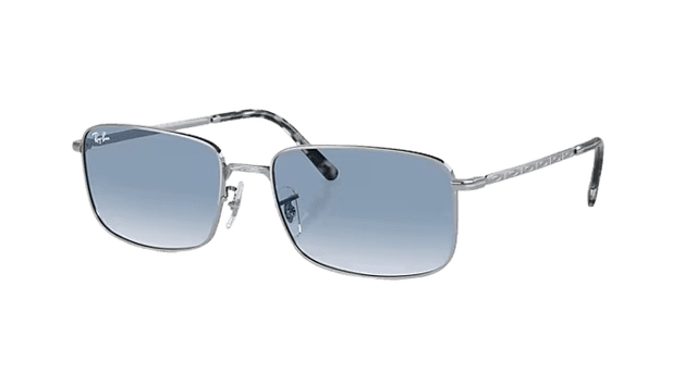 Ray-Ban RB3717 Sunglasses - Polished Silver/Blue