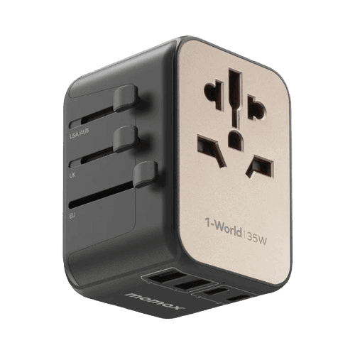 Momax 1-World 5-Port Travel Charger 35W