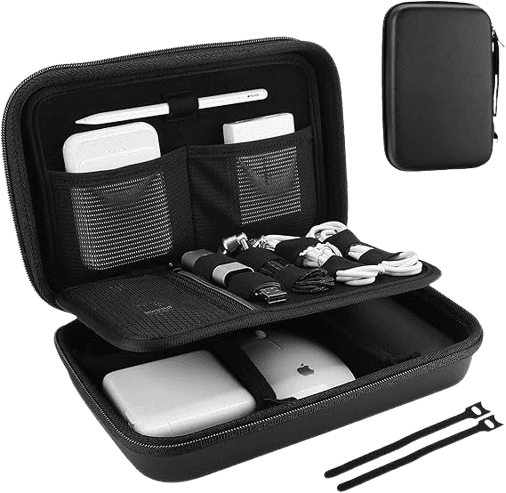 ProCase Hard Travel Electronic Organizer Case