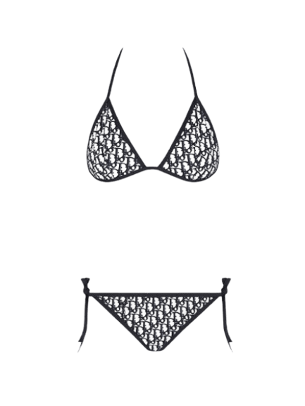 Dior Bikini - Blue Dior Oblique Technical Fabric