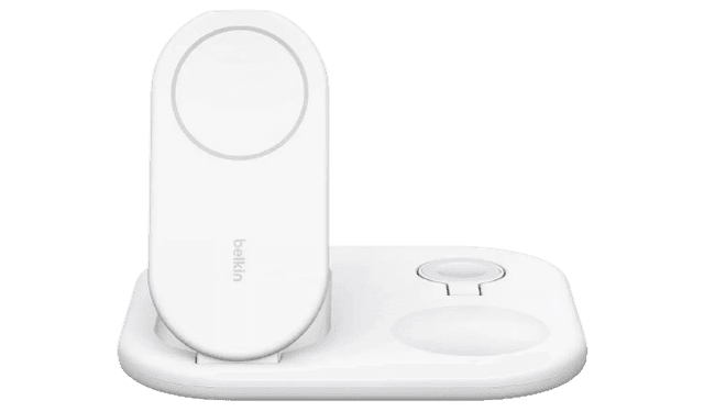 Belkin 3 in 1 MagSafe Compatible Wireless Charger Qi2- White