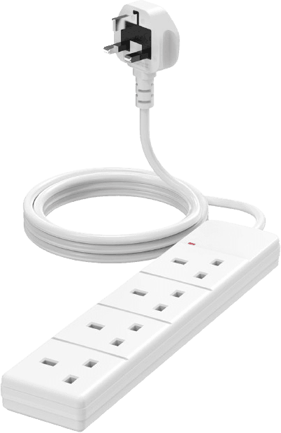 4 Way Extension Lead 2m