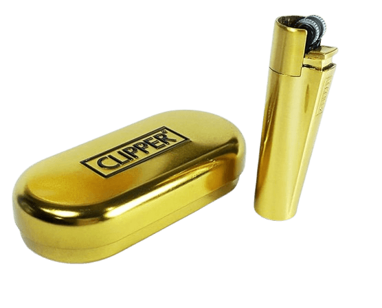 Clipper Metal Flint-Edition Lighter - Gold Matt