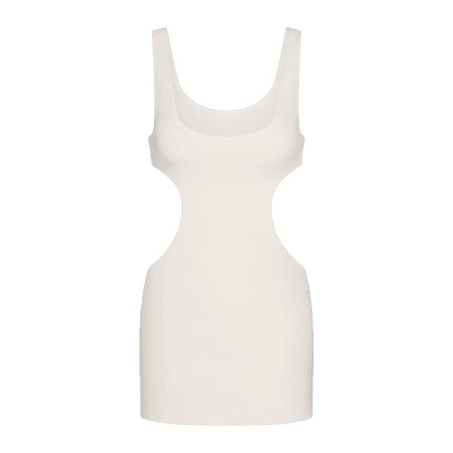 SKIMS Cut-O Mini Dress Marble