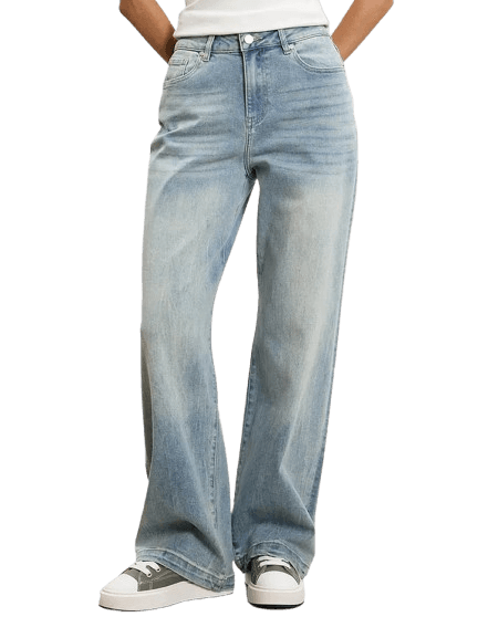 Arne Womens Relaxed Fit Denim Jeans