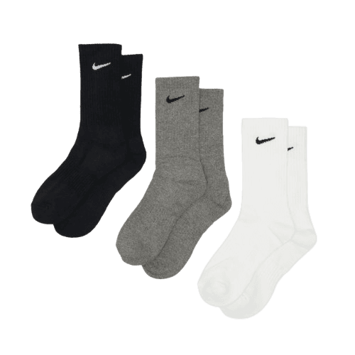 Nike Crew Socks 3 Pack in Multi