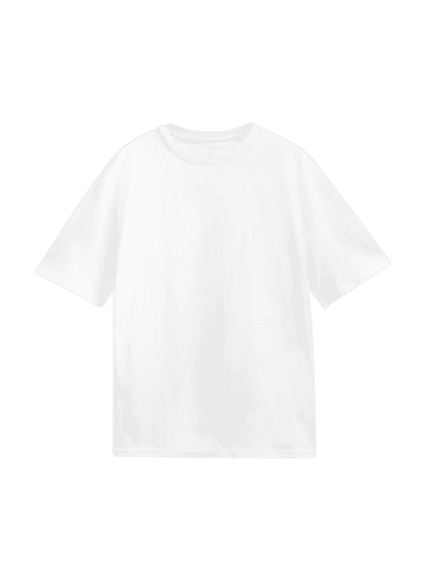 Tu White Relaxed Fit Dry Handle T-Shirt