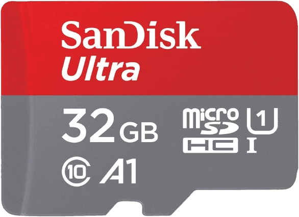 SanDisk 32GB Ultra microSDHC card