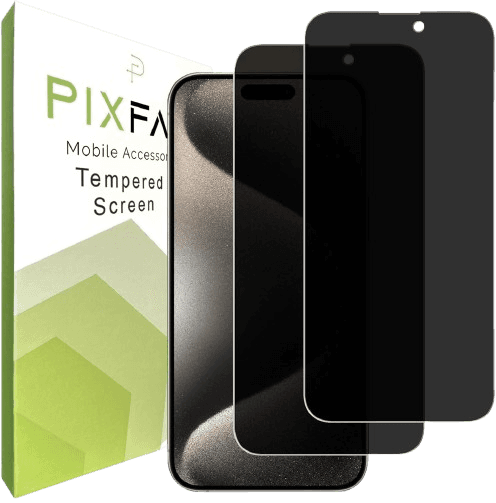 PIXFAB iPhone 17 Pro Max Privacy Screen Protector