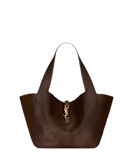 YSL LE 5 À 7 BEA in Pony Hair Leather MOKA