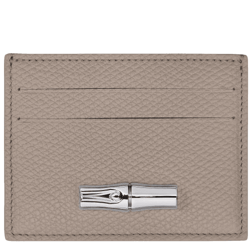 Longchamp Le Roseau Card holder Clay - Leather