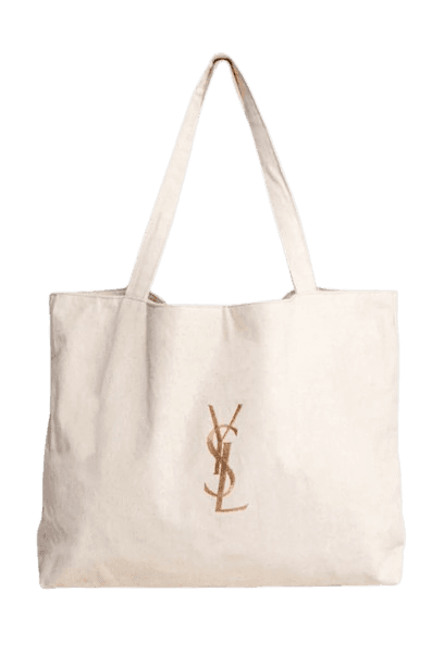 YSL Large Tote Bag - Cream