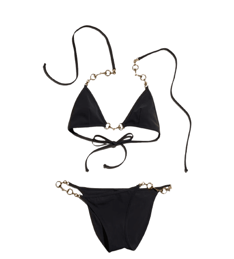 Gucci Stretch Jersey Bikini with Horsebit