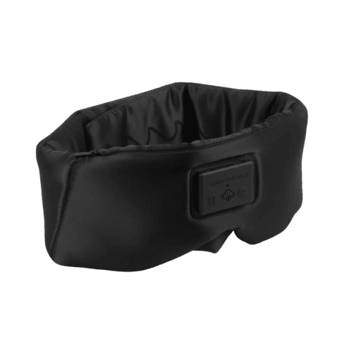 Snoozeband™ Silk - Sleep Mask with Headphones - Black
