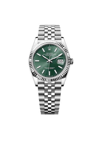Rolex Datejust 36 Oyster 36 mm Oystersteel and White Gold
